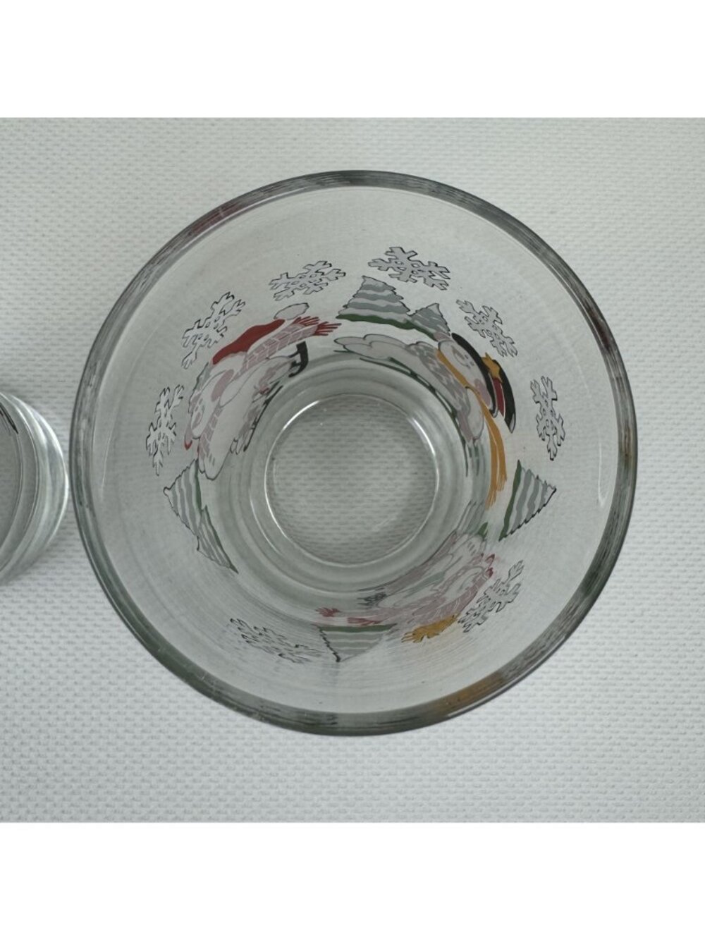 Set of 2 Vintage 1999 Home Interiors Snowman Drinking Glasses 10 oz Holiday - Picture 11 of 12